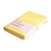 TEHAUX Pu Leather Notebook with 75 * 125mm Yellow Notebook