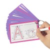 Lachilly Alphabet Flashcards with Stroke Order, Letter-Picture Word-Picture Recognition, Preshcool