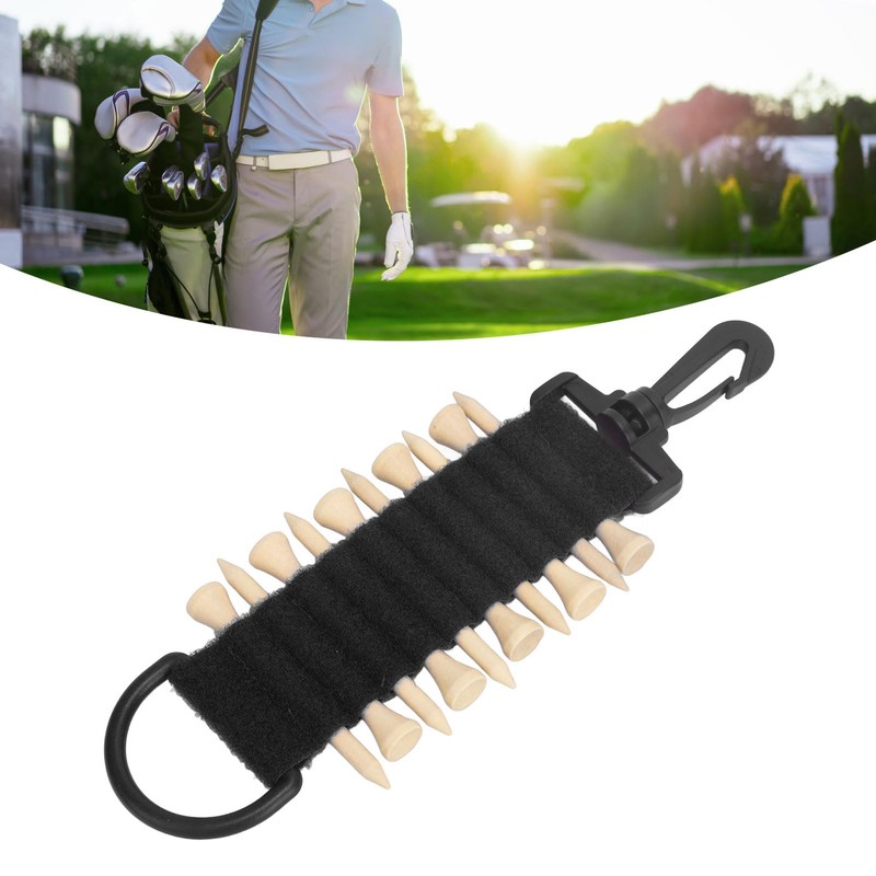Luqeeg 10 Tees Golf Tee Holder, Golf Ball Holder, Golf
