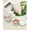 QWORK Pack of 30 Aluminium Cream Jars with Lid, Round