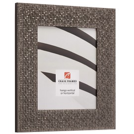 Craig Frames Glimmer Picture Frame, 8 x 10 Inch, Pewter