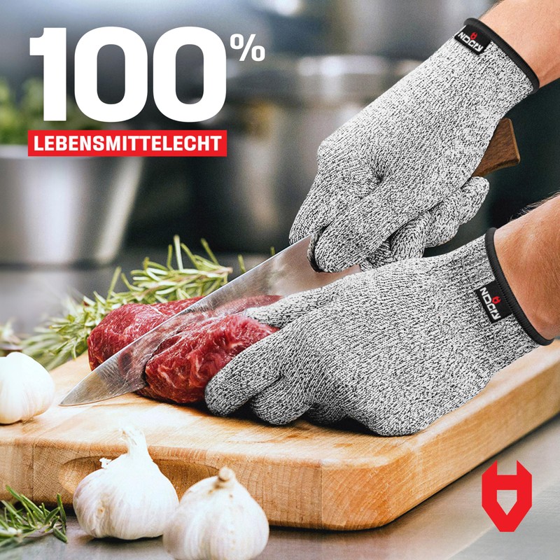 NoCry Cut Resistant Gloves - High Performance Level 5 Protection,