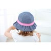 Huixiang - Sombrero de algodón para bebé, Transpirable, Plegable, 50