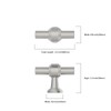 Asidrama 10 Pack Brushed Satin Nickel Kitchen Cabinet Knobs Dresser