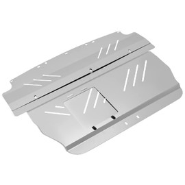 Kojem Aluminum Under Tray Skid Plate Compatible with 2004-2007 Subaru WRX, 2004-2007 Subaru STI Engine Splash Shield - Silver