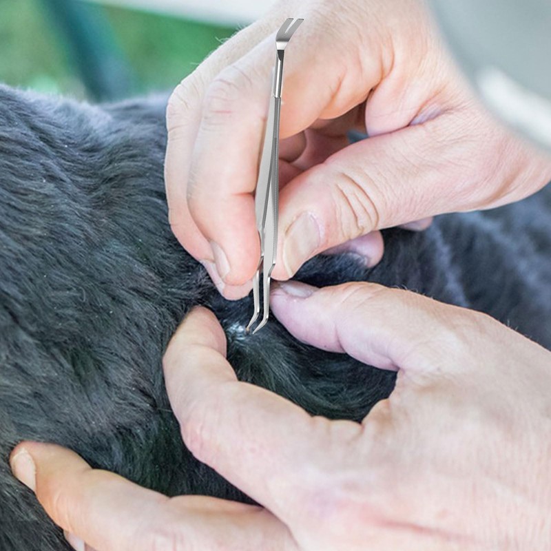 ダニ取り 犬 猫 ノミ取り ペット用 壁蝨取り ピンセット ステンレス ティックツイスター マダニ取り器具
