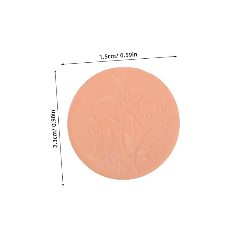 KICHOUSE 4pcs Terracotta Softener Discs Reusable Storage for Food Containers