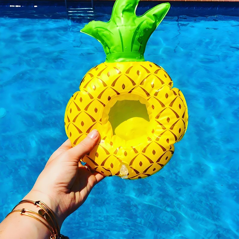 dinghaole 7 PCS Inflatable Pool Drink Holders - Floating Cup