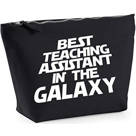 Hippowarehouse Best Teaching Assistant in the Galaxy printed make up cosmetic wash bag 18x19x9cm