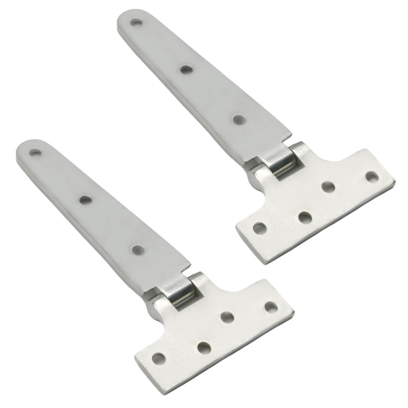 Zreneyfex 2 Pack Heavy Duty Marine Grade T Hinges (6''