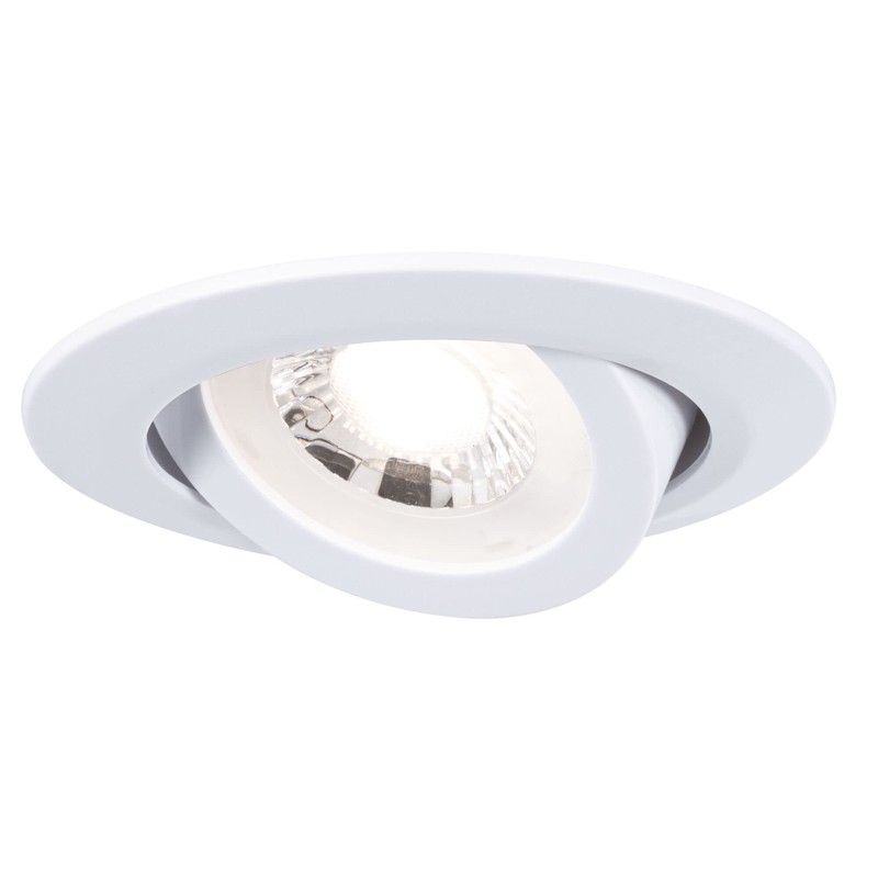 Paulmann 93388 LED Recessed Light Set Swivelling Warm White Round