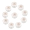 Gatuida 10pcs Sprinkler Cap End Caps Round Tubing Connectors PVC