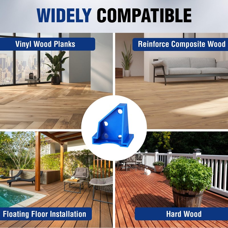 WORKPRO 24-Pack Floor Spacers, 2 in 1 Laminate Flooring Spacers