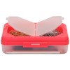 C-Line Poly 3-Compartment Storage Box with Snap Lid, 1 Storage