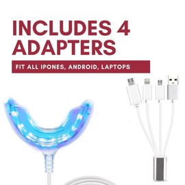 Deluxe Teeth Whitening Kit with Multiple Percentages of Carbamide Peroxide Tooth whitening Gel Made in USA (2 Carb Pens Iled, 44% Whitening Gel)