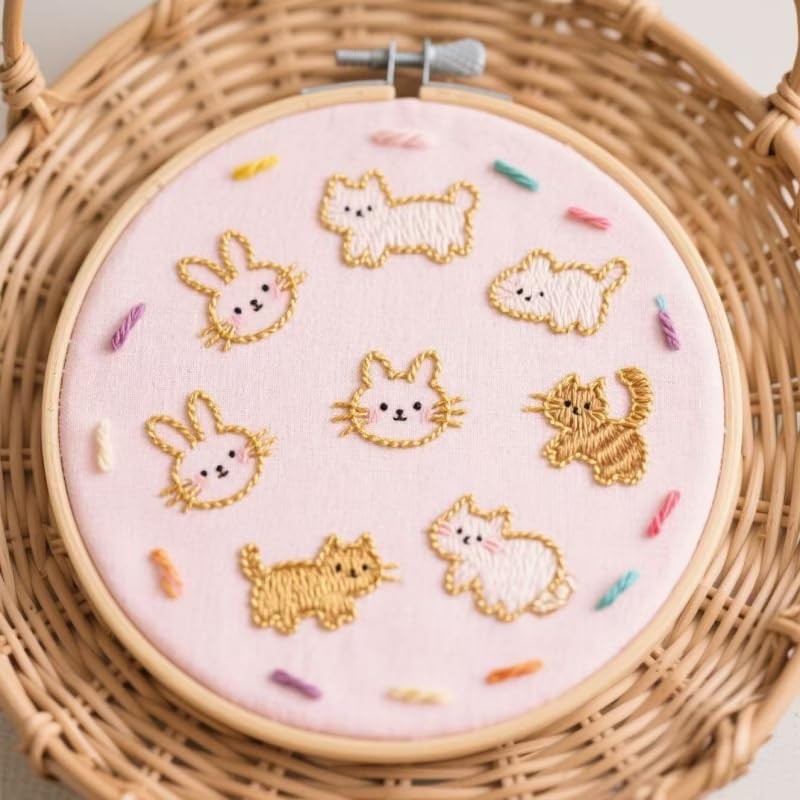 11-Piece Cross Stitch Thread, Friendship Bracelet Kit, Bracelet String, Embroidery