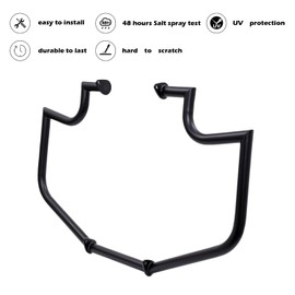 Kinglemc Crash Bar Engine Guard Highway Freeway Bar for Suzuki Volusia Boulevard 800 C50 M50 2000-2021 (Matte Black)