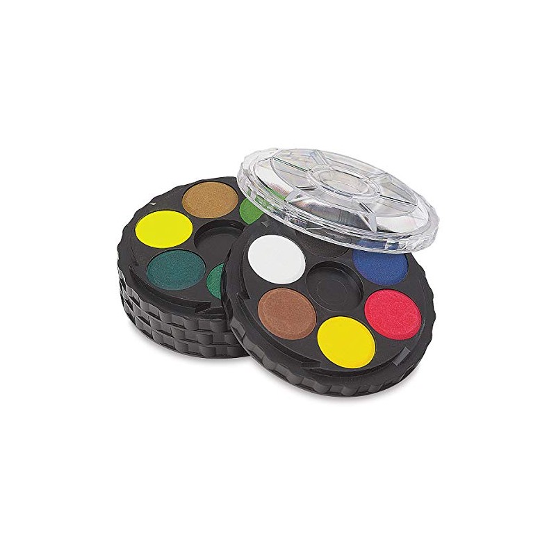 KOH-I-Noor Opaque Watercolor Paint Wheel, 24 Colors, 1 Each (FA171506.BC)