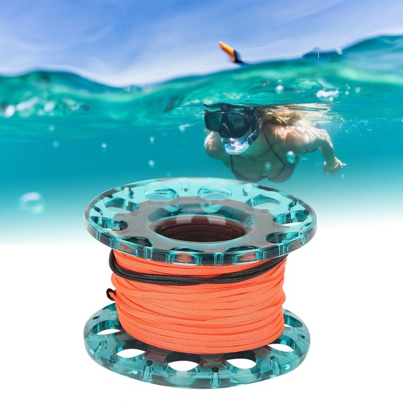 Keenso 30m Scuba Diving Spool, Reel Diver Spool Reel Cave