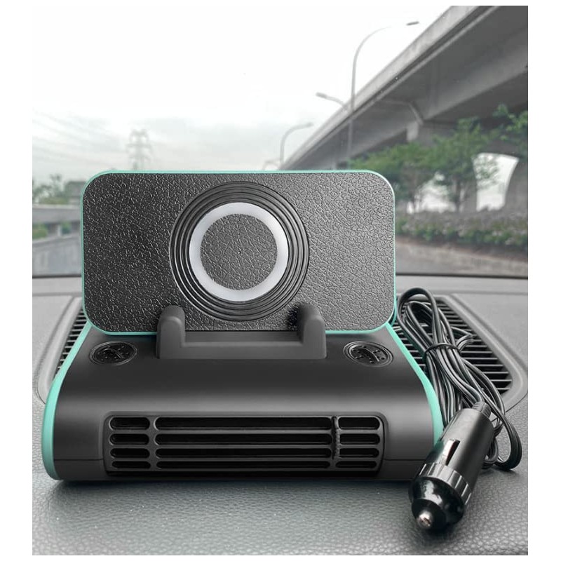 Baceyong Car Fan, 12V Heavy Wind Creative Four in One
