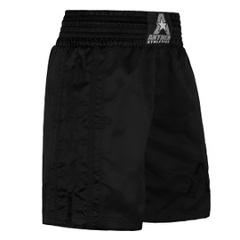 Anthem Athletics Classic Boxing Shorts for Men & Women - Machine Washable Boxer Trunks Costume Muay Thai Shorts - Black - X-Large