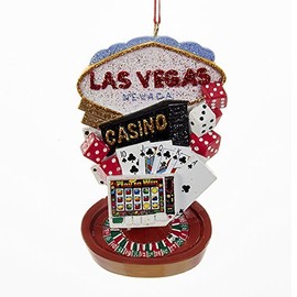 Kurt Adler Las Vegas Scene Christmas Ornament