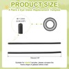 PATIKIL 4 Pairs Eye Glass Replacement Temples, Silicone Anti-Slip Eyeglass
