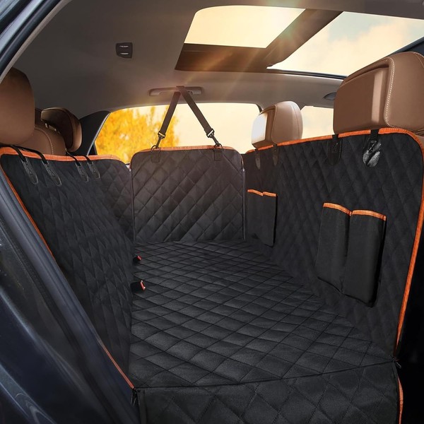 Chilino Dog Car Seat Cover for Back Seat- Waterproof Pet