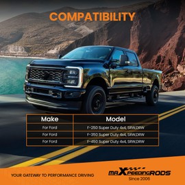 maXpeedingrods 5000 lbs Rear Air Suspension Bags Kit for Ford F-250 F-350 4WD 2011-2016 F-450 4WD 2011-2014 Air Helper Spring Kit w/Internal Jounce Bumper