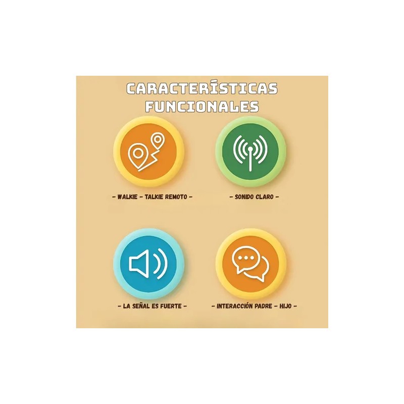 Radio Portátil Walkie Talkies De Juguete Para Niños
