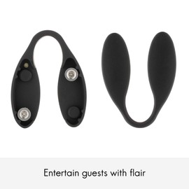 Viners Barware Foil Cutter | Soft Touch Protective Foil Remover for Wine Bottles | Black