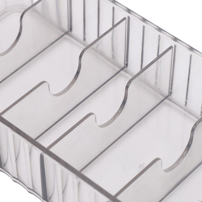 2pcs Cable Management Box with 20 Wire Ties Stackable Clear