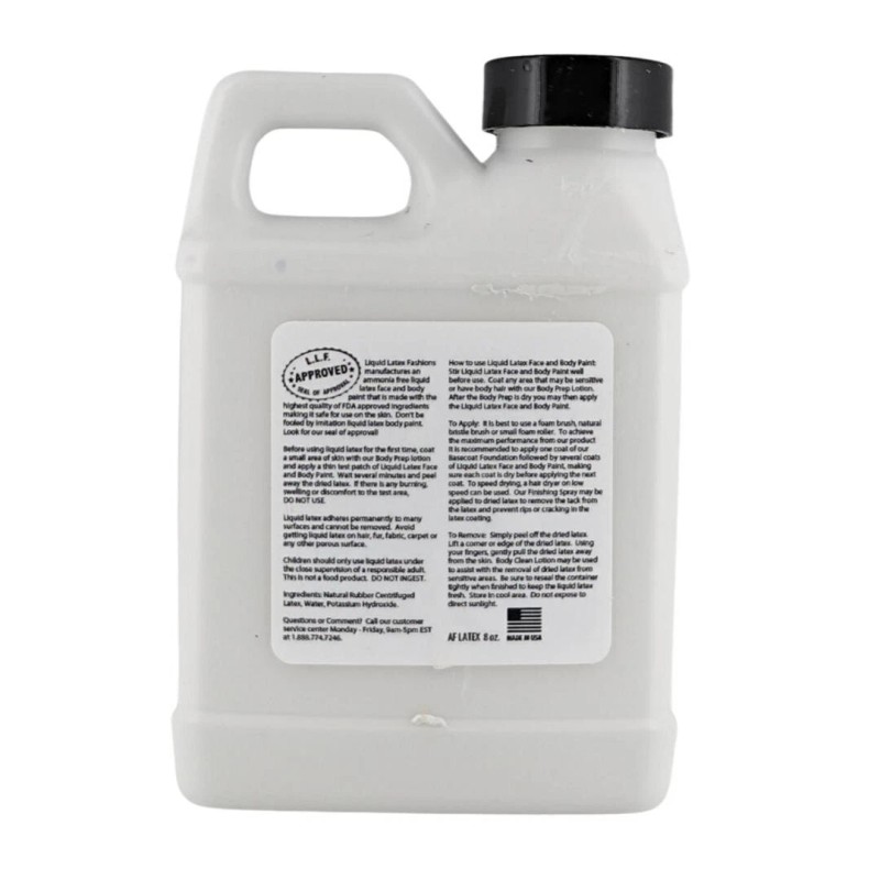Liquid Latex Basecoat Foundation 8 Fl Oz - Face and