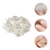 STOBOK DIY Nail Art Gems Flatback Crystal Glass Rhinestones Multi