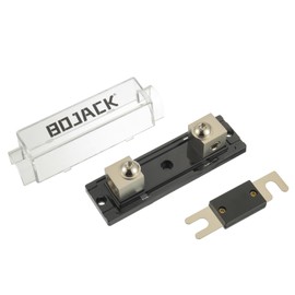 BOJACK 0/2/4 Gauge AWG In Line ANL Fuse Holder with 200 Amp Fuse
