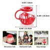 MMUGOOLER Glass Microwave Popcorn Popper, 2.25QT Original Popcorn Jar with