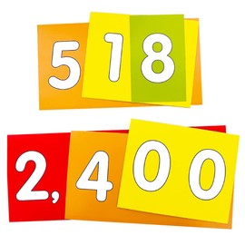 EAI Education Place Value Strips - Ones to Thousands: Demonstration Set