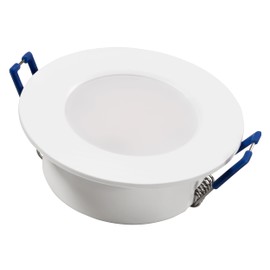 McShine - LED recessed light, spotlight for wet rooms, EL-500, 5 W, 610 lm, white, 3700 K, IP44, 85 x 30 mm, perfect for installation in damp rooms such as bathrooms, shelters, kitchens, etc.