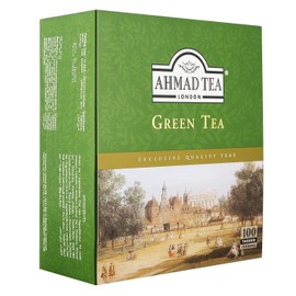 Ahmad Tea Green Tea Tagged Teabags, 100 Count