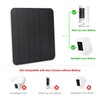 Solar Panel, 12 W, Fast Charging, IP65, Waterproof, Adjustable, Wall