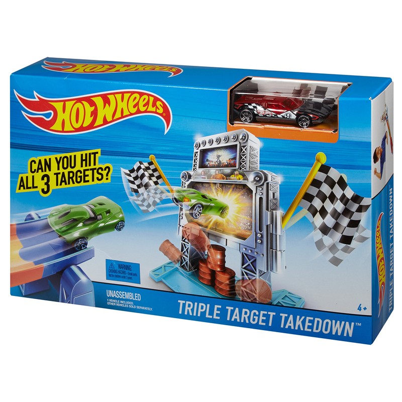 Hot Wheels Triple Target Takedown Track Set