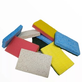 Grupo Proveer de Mexico - Sesuconsa Esponja Fibra Para Lavar Trastes Cocina Surtido Pack 6 Pza