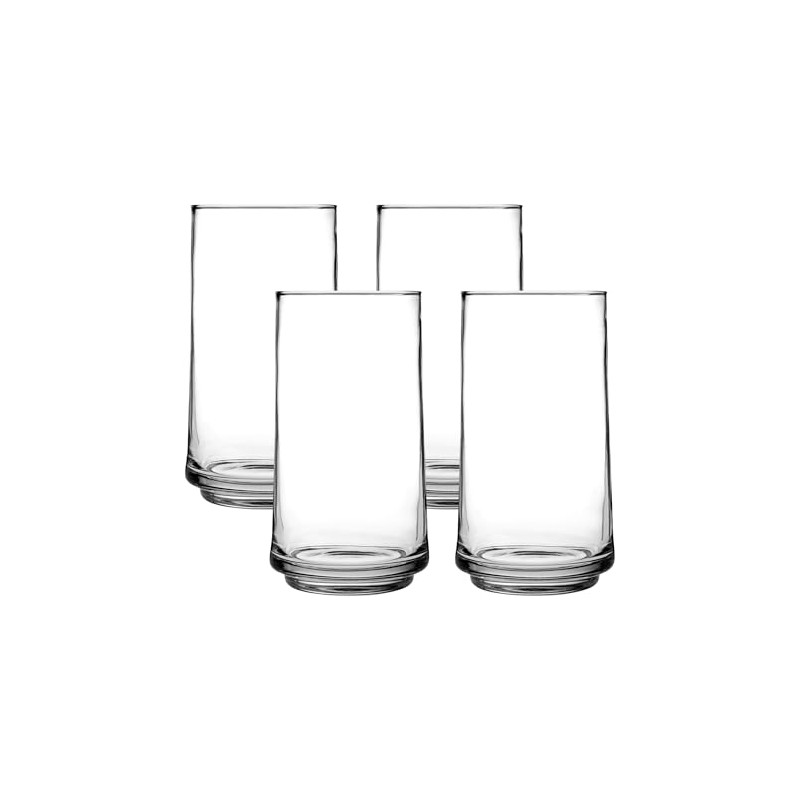 Anchor Hocking Finlandia Tea Drinking Glasses (4-Pieces, 18-ounce, dishwasher safe)