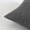 FDTERN Set of 2 Dark Grey Corduroy Cushion Covers, 30