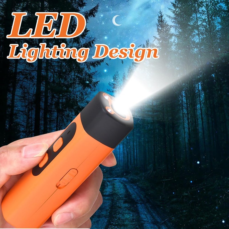Horuili Portable Ultrasonic Dog Trainer Anti Bark Device with LED