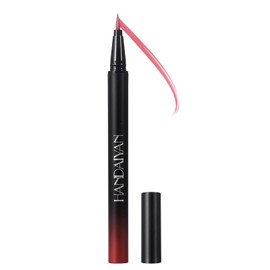 DekRion Liquid Eyeliner Pen, Waterproof Eyeliner Long-lasting Eyeliner, Metallic-Eyeliner Easy To Use, White Black Red Brown Purple Colorful Eyeliner (Red)