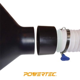 POWERTEC 70171 Threaded Quick Coupler, 4 x 2-1/2", Black