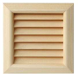The lges100p-y Ventilation Grill Wood Quadra Recessed, Red, Pine 100 x 100 mm