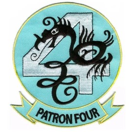 VP-4 Skinny Dragons Squadron Patch – Sew On