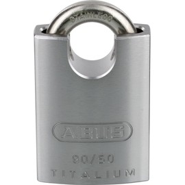 ABUS 90RK/50 Titalium Padlock Protected and Arch of Steel 50 mm